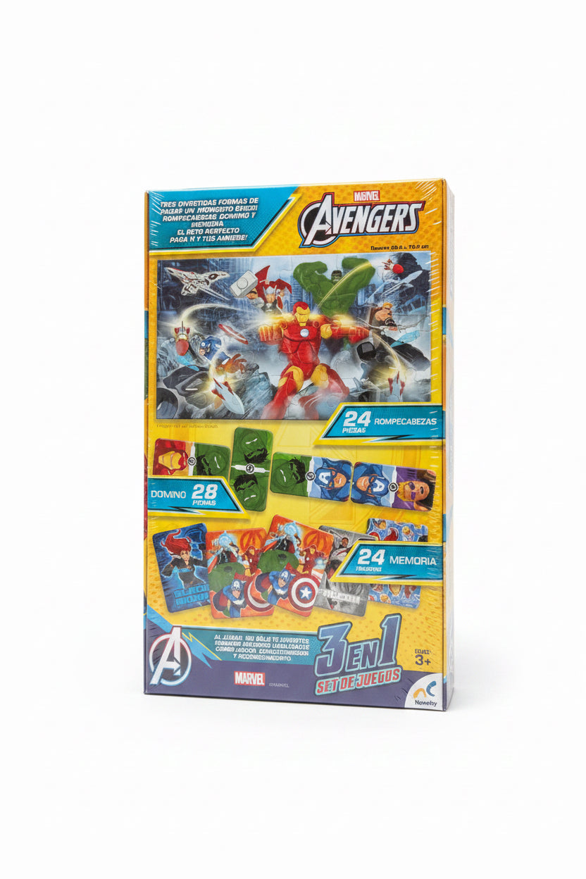 Marvel Avengers 3 en 1 Set de juegos