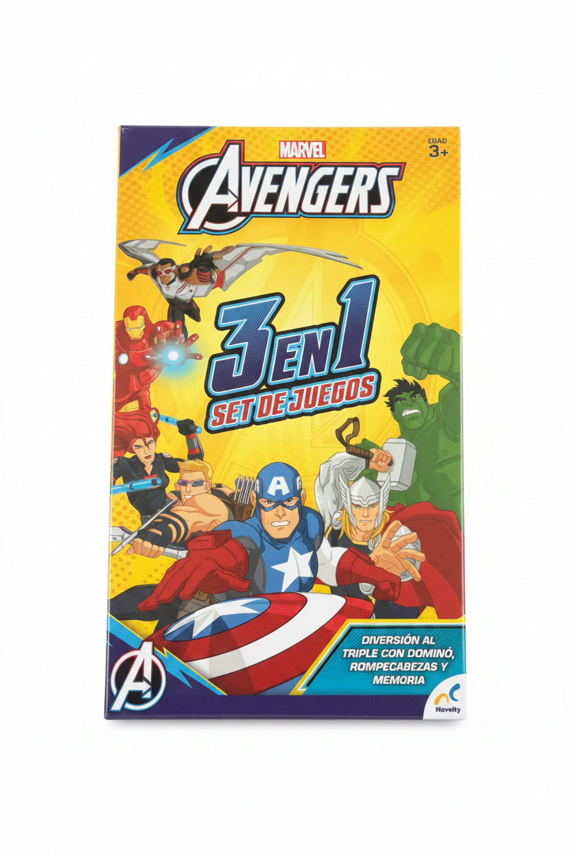 Marvel Avengers 3 en 1 Set de juegos